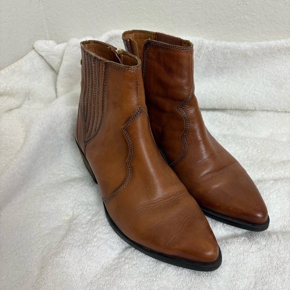 Picolino: women’s Brown Leather Ankle Boots - Picture 1 of 10